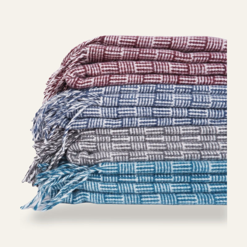 Plaid en laine mérinos NET