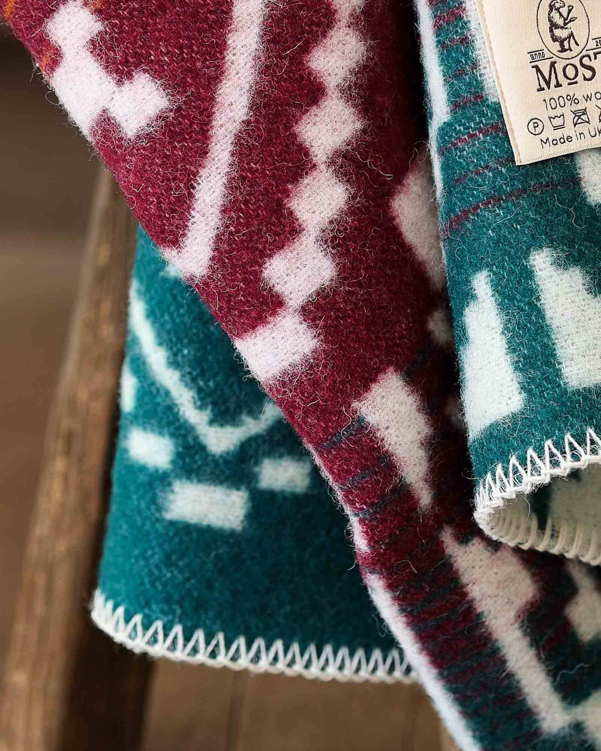 Grand plaid en laine VYR – photo 8