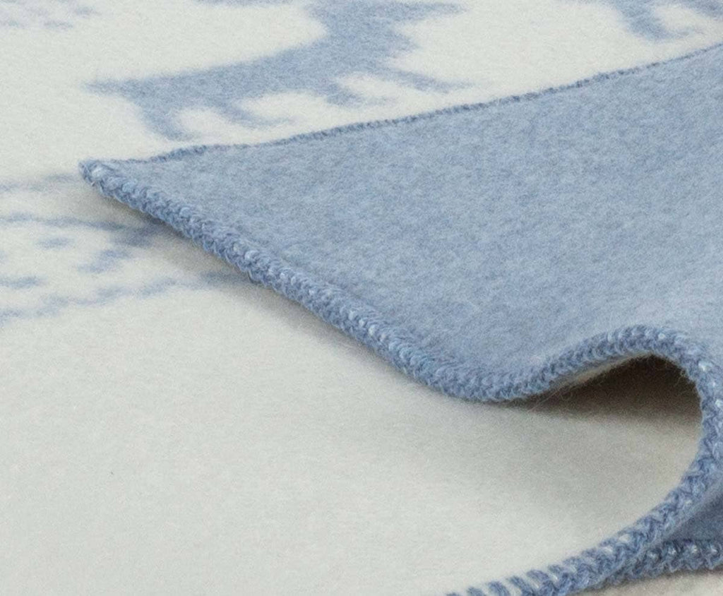 Grand plaid en laine mérinos REINDEER – photo 5