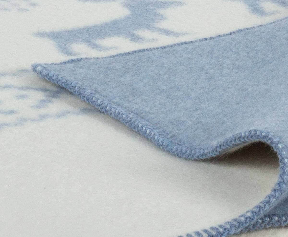 Grand plaid en laine mérinos REINDEER – photo 5