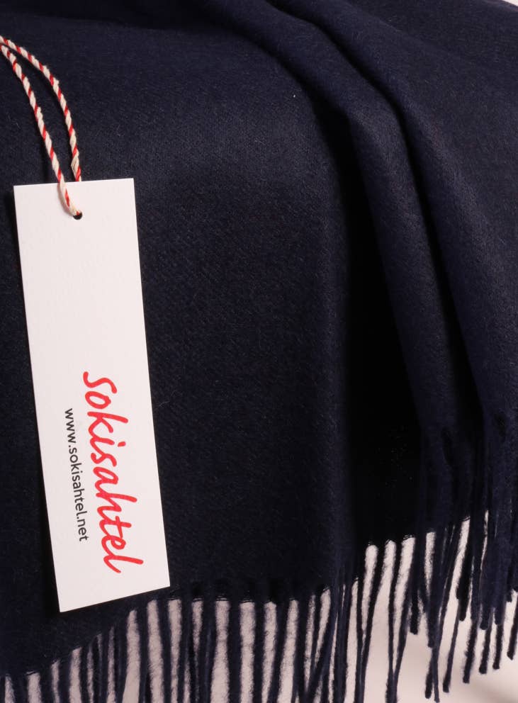 Plaid uni en laine d'alpaga – photo 2