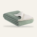 Grand plaid en laine COOL MINT