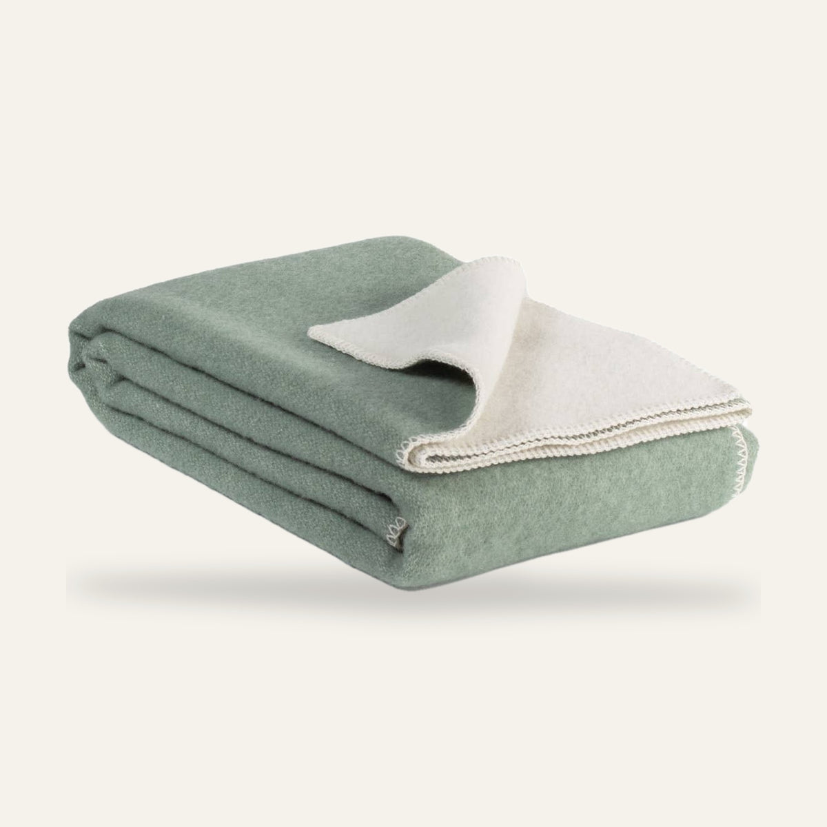 Grand plaid en laine COOL MINT
